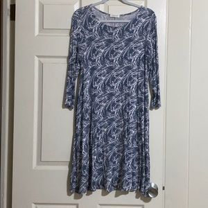 Hourglass Lily 3/4 Sleeve Dress